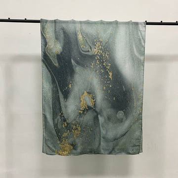 Silver Aura Bamboo Modal Print