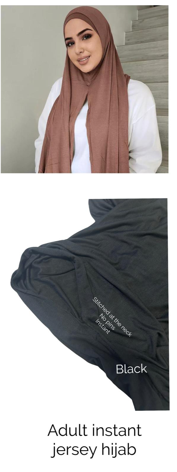 Adult Instant Jersey Hijabs