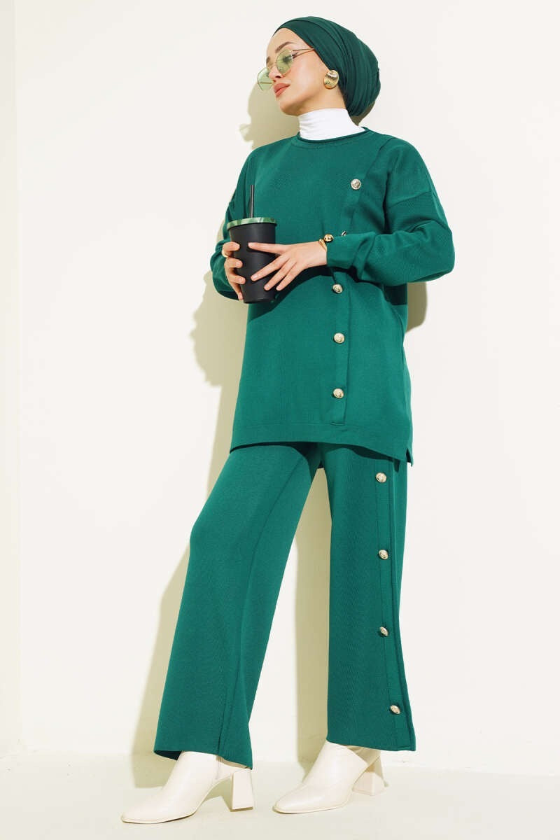 Turkish Knit Button Co-ord