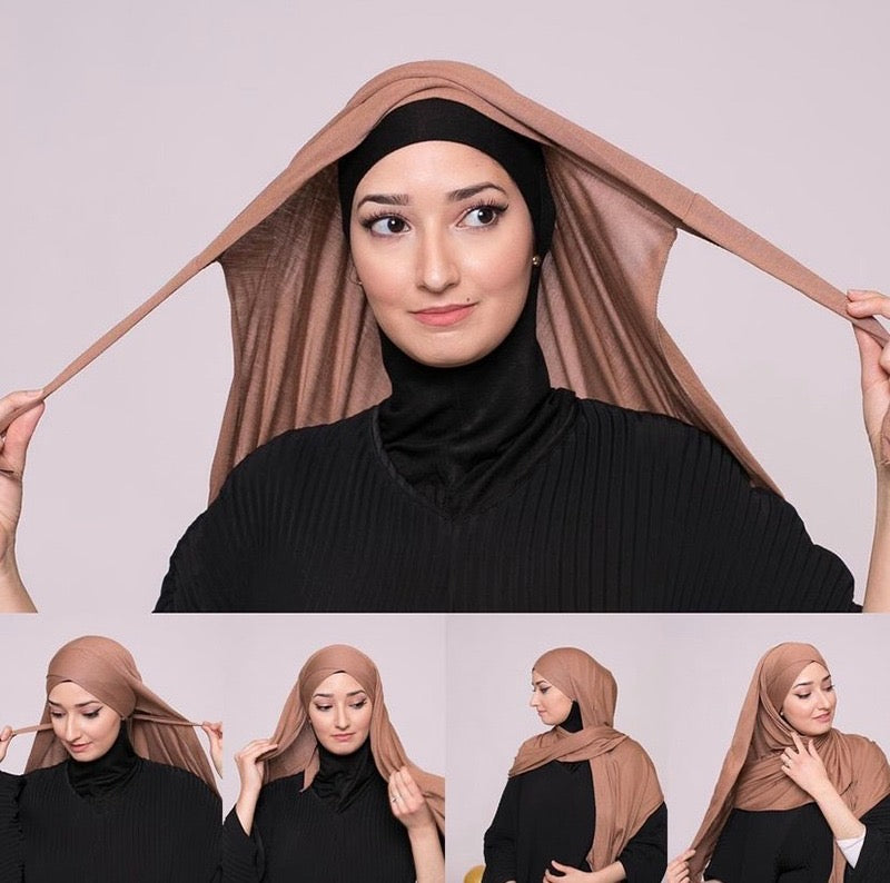 Tie Jersey Instant Hijab