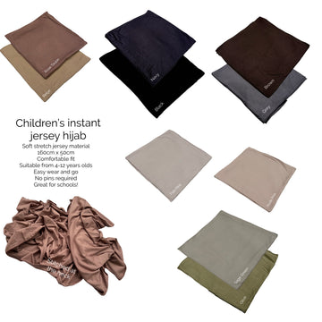 Instant Rectangle Jersey Hijabs
