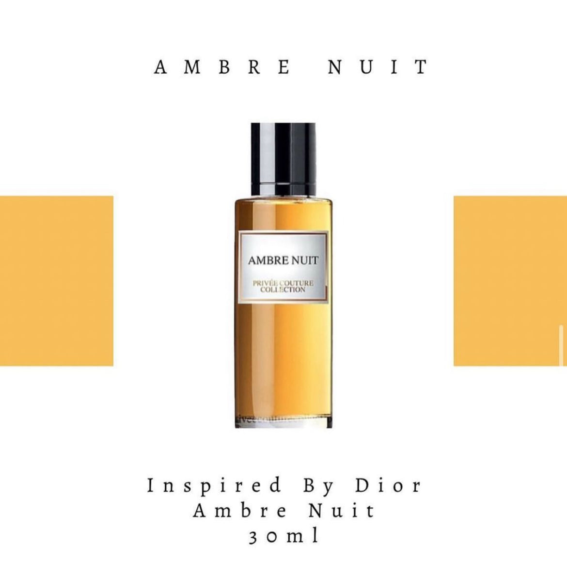 Ambre Nuit Eau De Parfum 30ml Privee Couture