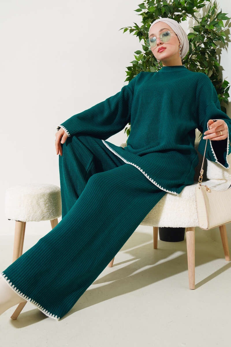 Turkish Knit jagged border Co-ord