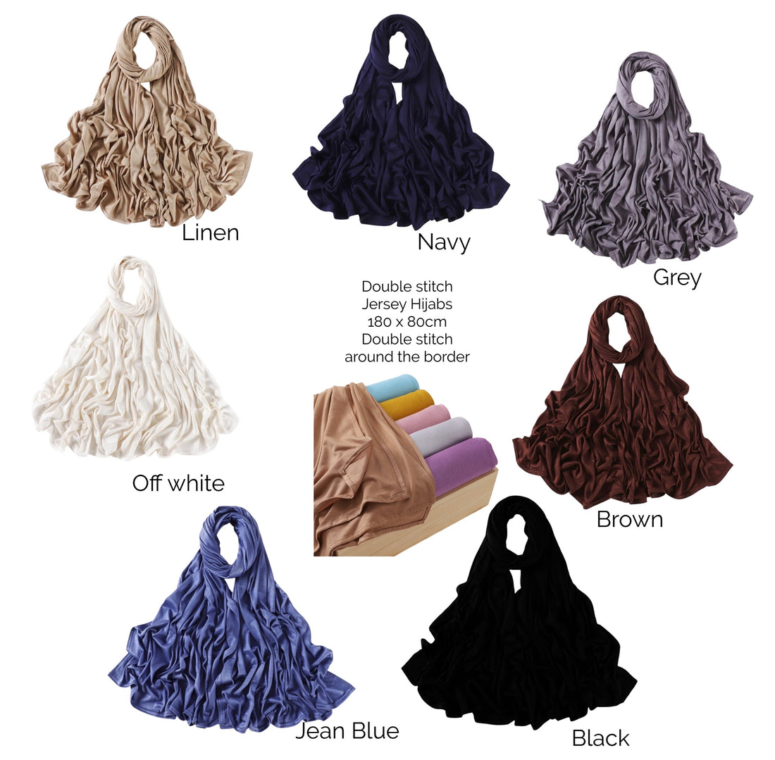 Double stitched Jersey Hijab