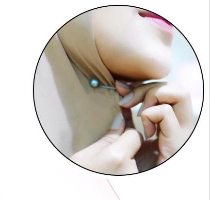 Matte Sliding hijab pins