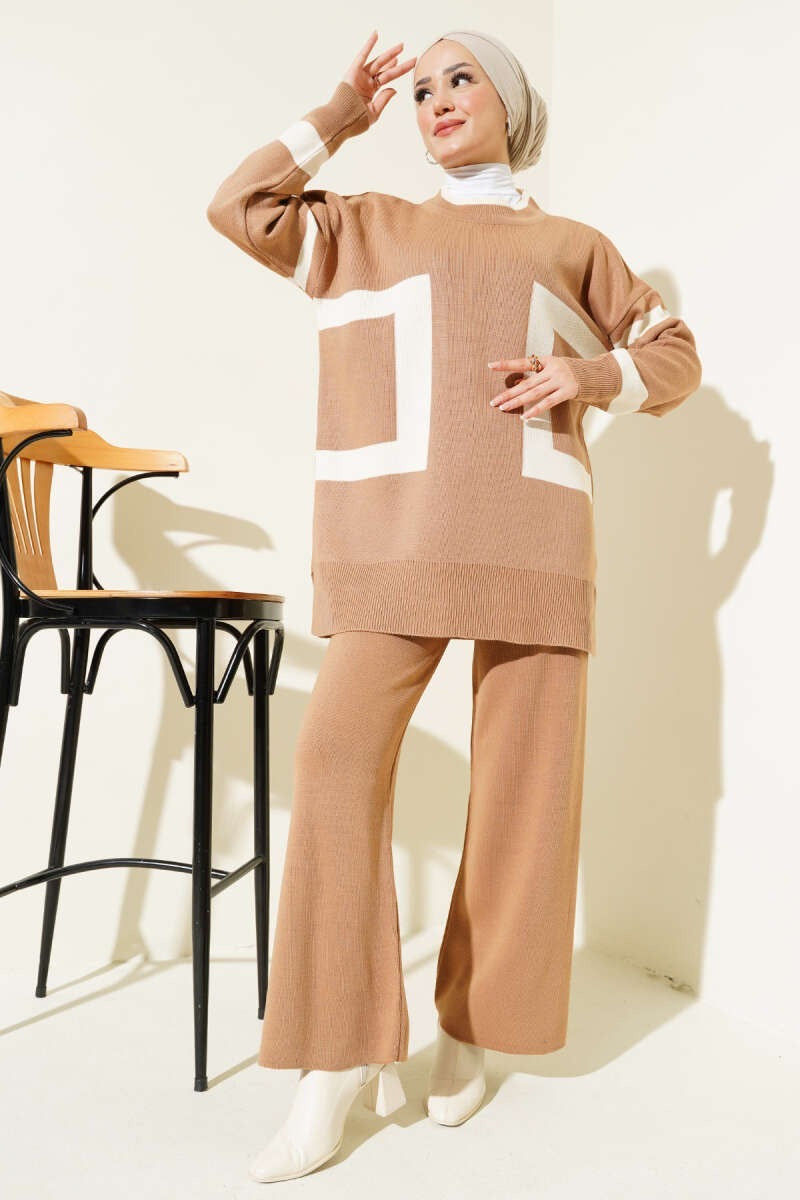 Turkish Knit square block Co-ord