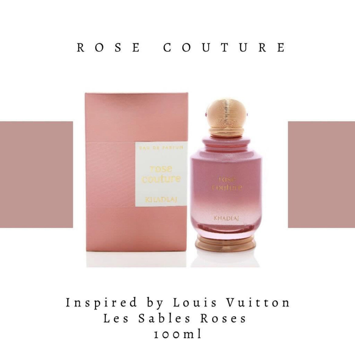 Rose Couture Perfume Eau De Parfum 100ml Khadlaj