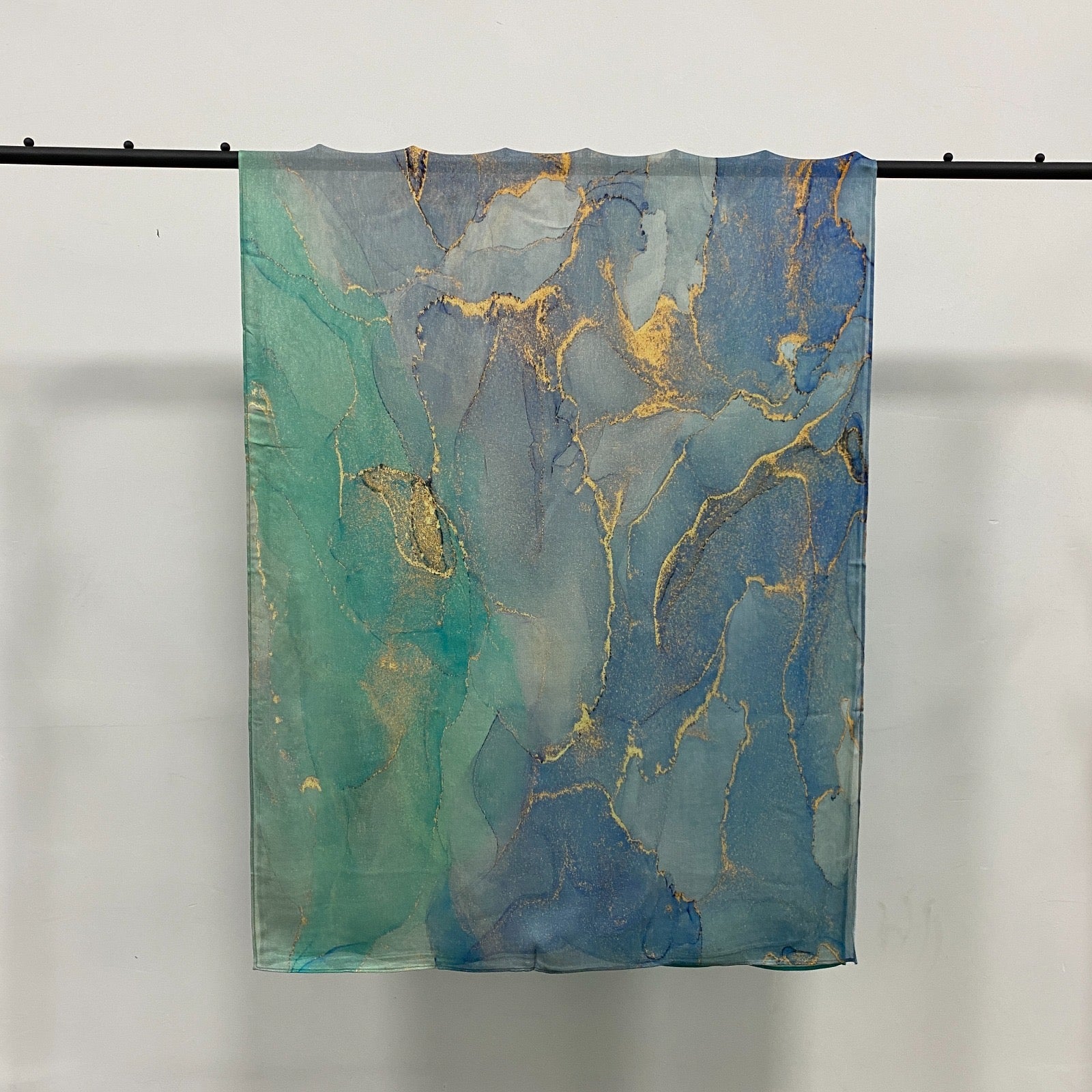 Turquoise Aura Bamboo Modal Print