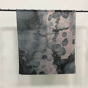 Cotton Modal Print Ink Tide