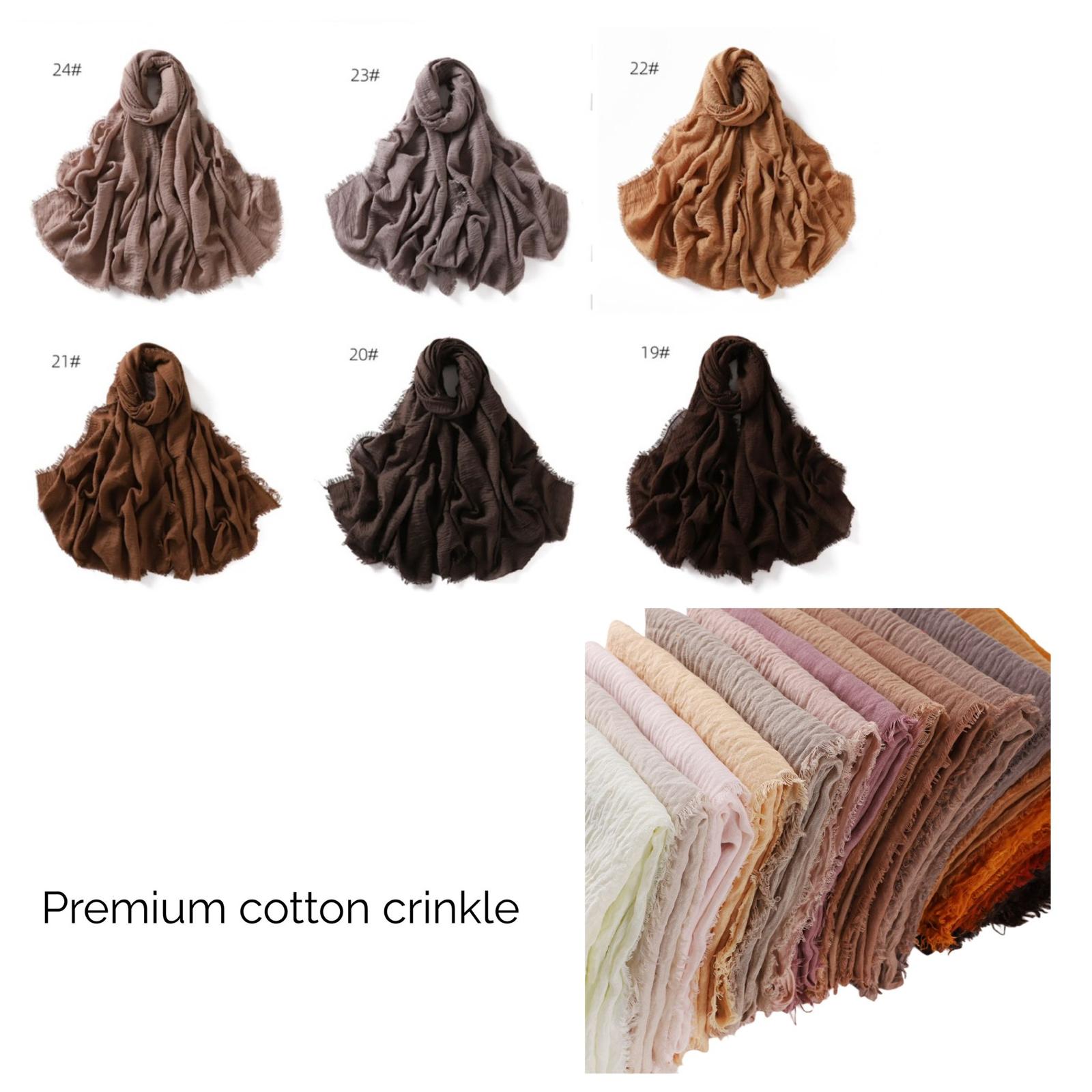 Cotton Crinkle Hijabs