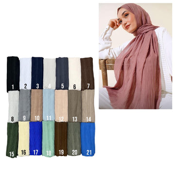 Turkey Cotton ‘Fishtail’ pattern’ Hijabs